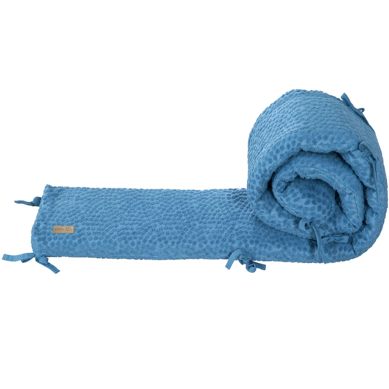 Nestchen 'Seashells Indigo' - Bio-Baumwolle - OCS & Oeko Tex zertifiziert - Blau