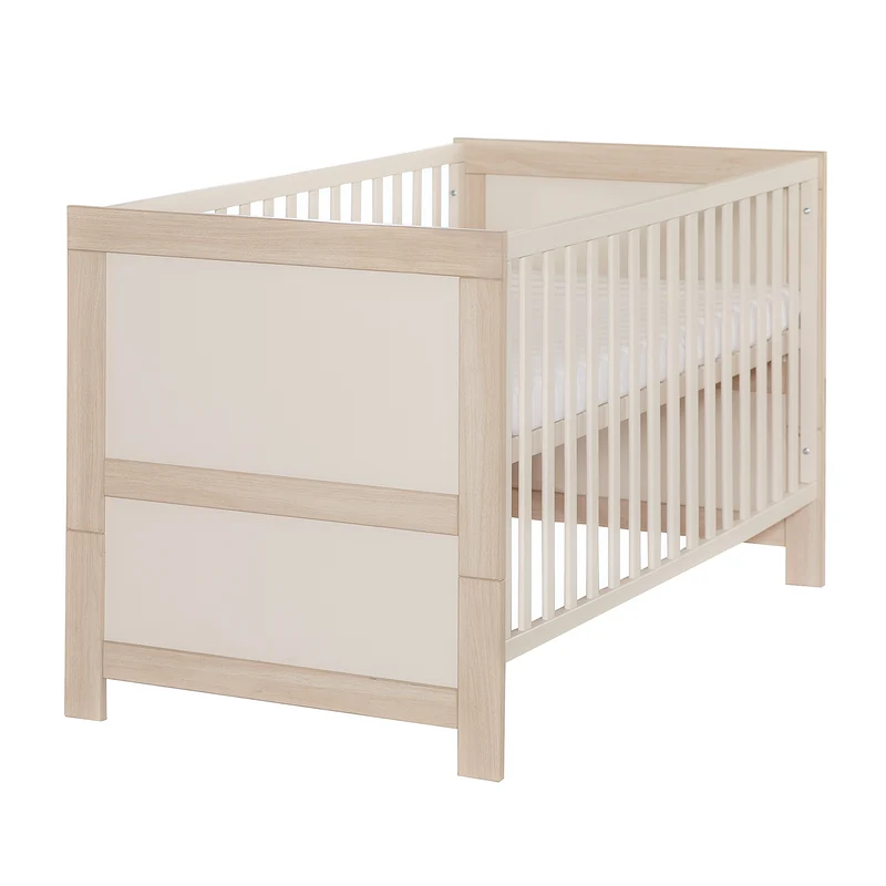 Kinderzimmer Set 3-teilig 'Momo' - Griffe aus Massivholz - Cashmere / Tristan Eiche