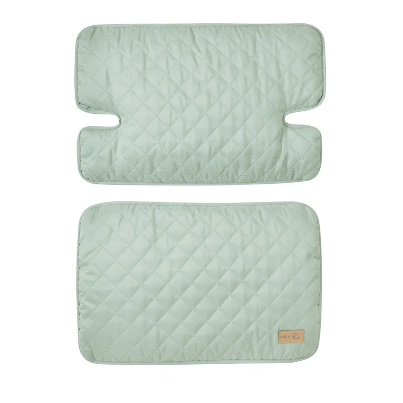 Sitzverkleinerer 2-teilig 'roba Style' - Zubehör für Hochstuhl 'Nature Up' - Frosty green