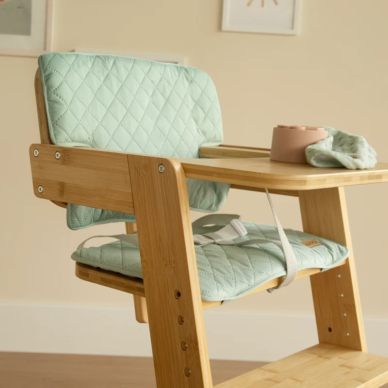 Sitzverkleinerer 2-teilig 'roba Style' - Zubehör für Hochstuhl 'Nature Up' - Frosty green