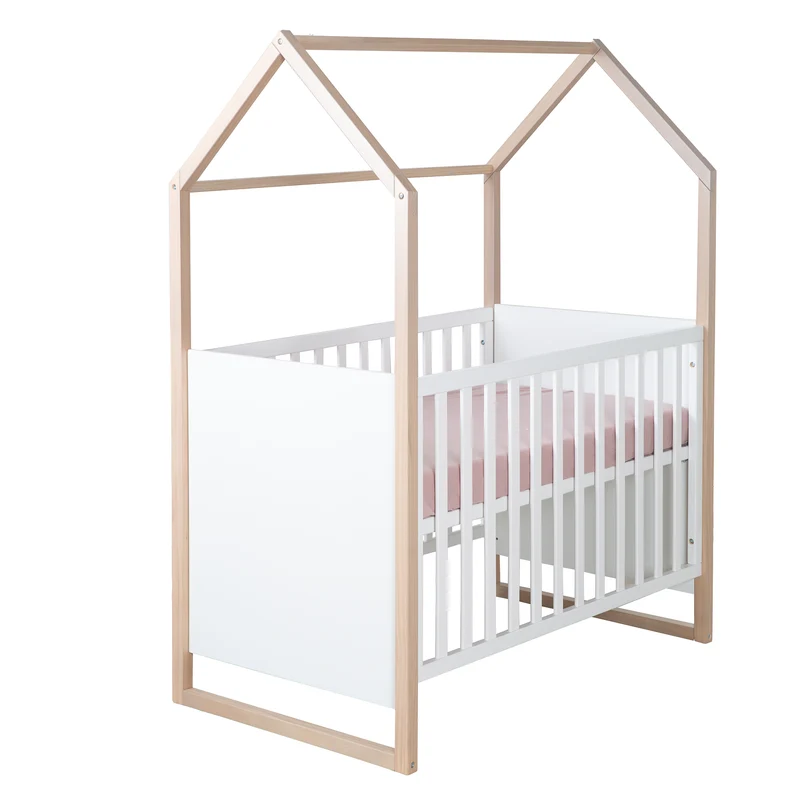 Babymöbel Set Cabane 2-teilig - Weiß / Dekor Eiche