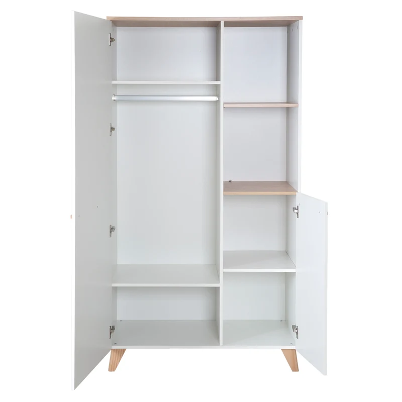 Babyzimmer 'Leon' 3-teilig - Modulares Möbelset - Weiß / Dekor Othello Eiche