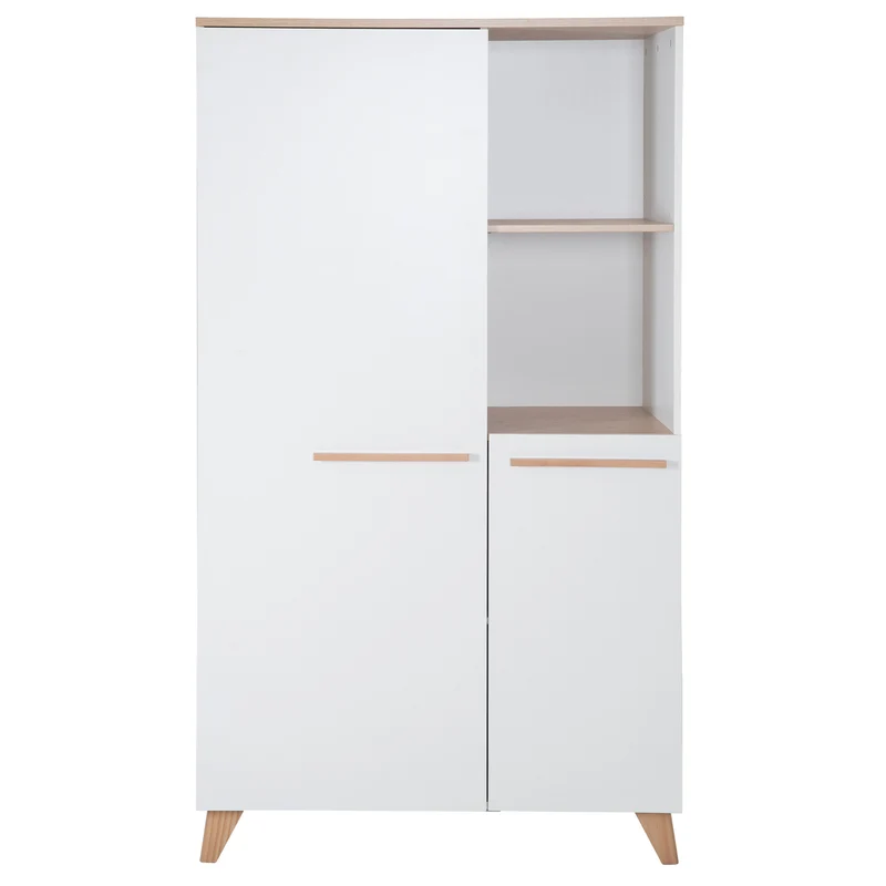 Babyzimmer 'Leon' 3-teilig - Modulares Möbelset - Weiß / Dekor Othello Eiche