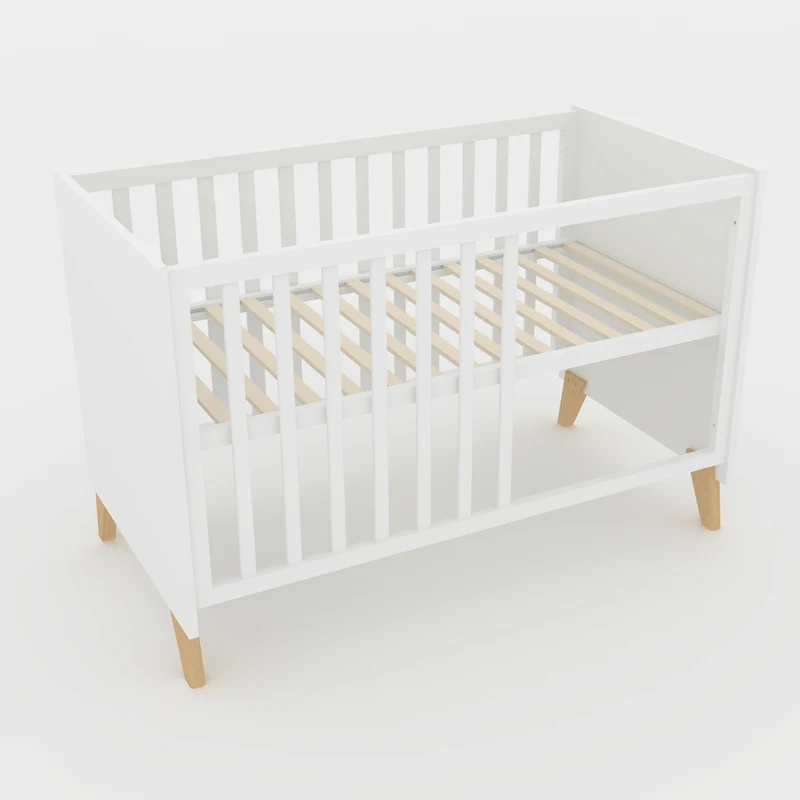 Babyzimmer 'Leon' 3-teilig - Modulares Möbelset - Weiß / Dekor Othello Eiche
