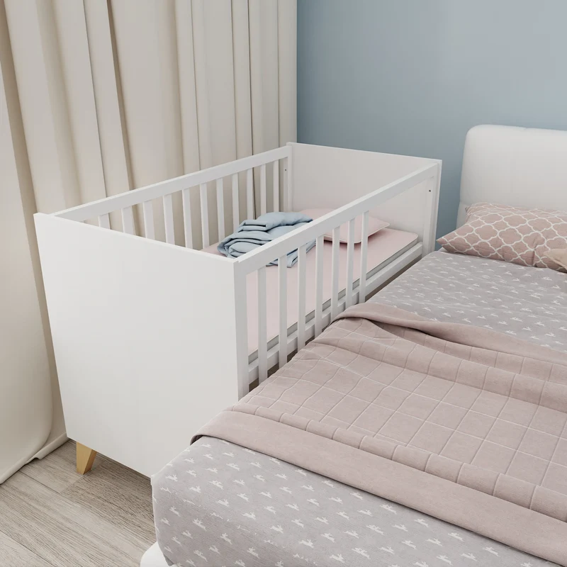Babyzimmer 'Leon' 3-teilig - Modulares Möbelset - Weiß / Dekor Othello Eiche