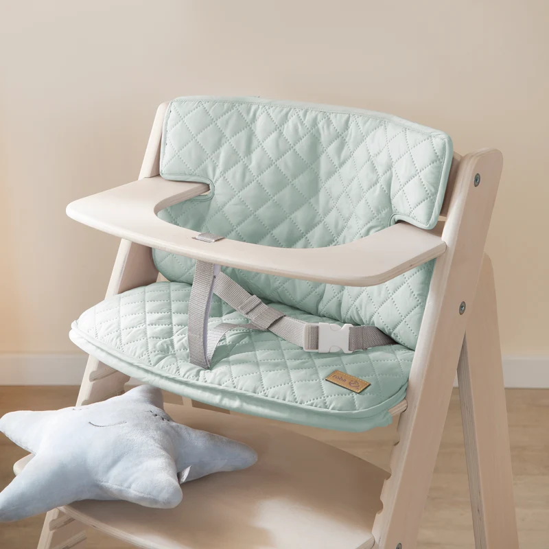 Sitzverkleinerer 'roba Style', frosty green, 2-tlg Sitzkissen/ Einlage für Treppenhochstühle