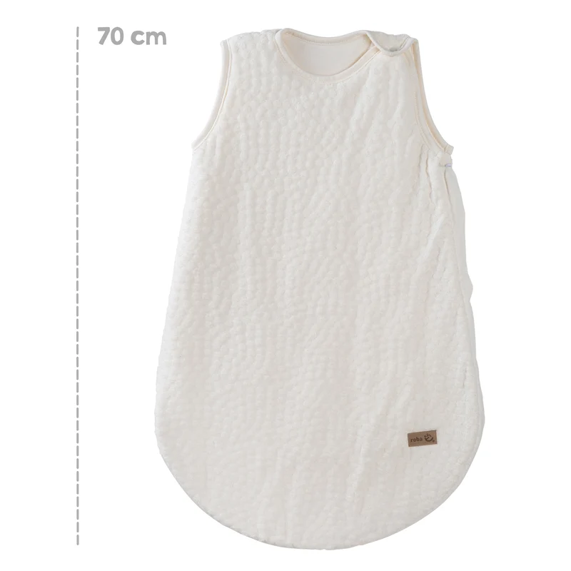 Schlafsack 70 - 90 cm 'Seashells Oyster' - Bio-Baumwolle - GOTS & Oeko-Tex zertifiziert