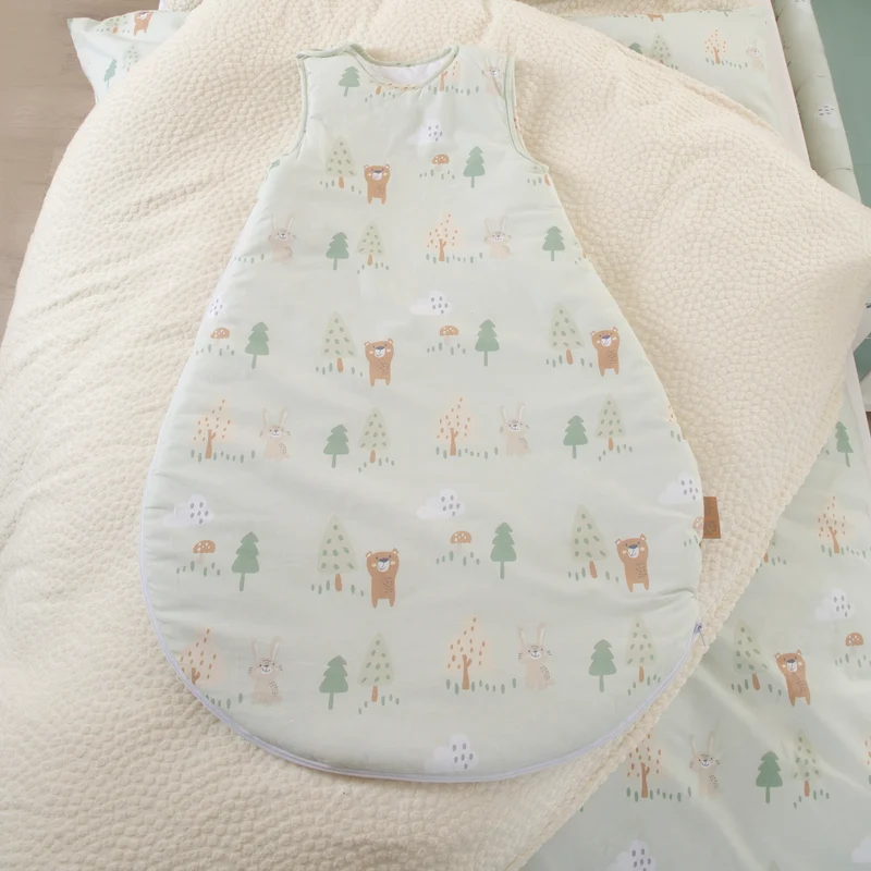 Babyschlafsack 'Woodland Buddies' - Versch. Größen - Pastell Grün