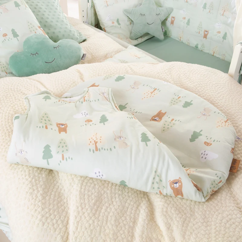 Babyschlafsack 'Woodland Buddies' - Versch. Größen - Pastell Grün