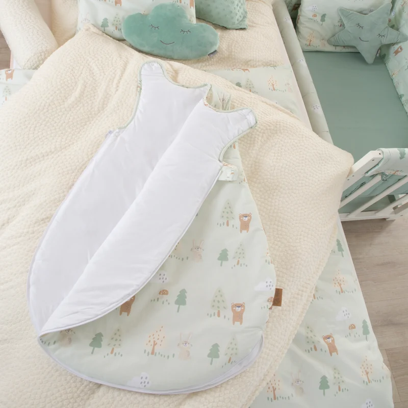 Babyschlafsack 'Woodland Buddies' - Versch. Größen - Pastell Grün