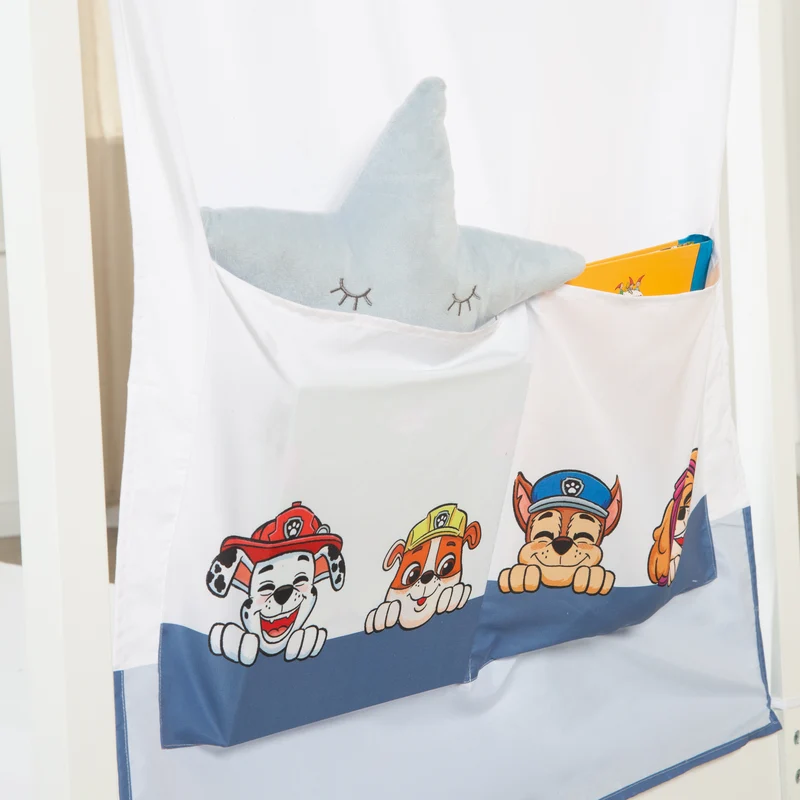 Hausbettbezug 90 x 200 cm 'Paw Patrol' - Weiß / Blau