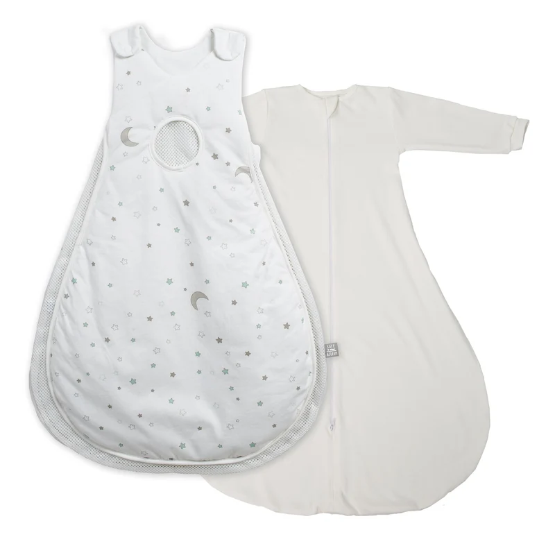 Schlafsack "safe asleep®" – Air PLUS & Strampelsack "Sternenzauber", 86/92 cm, Baumwolle
