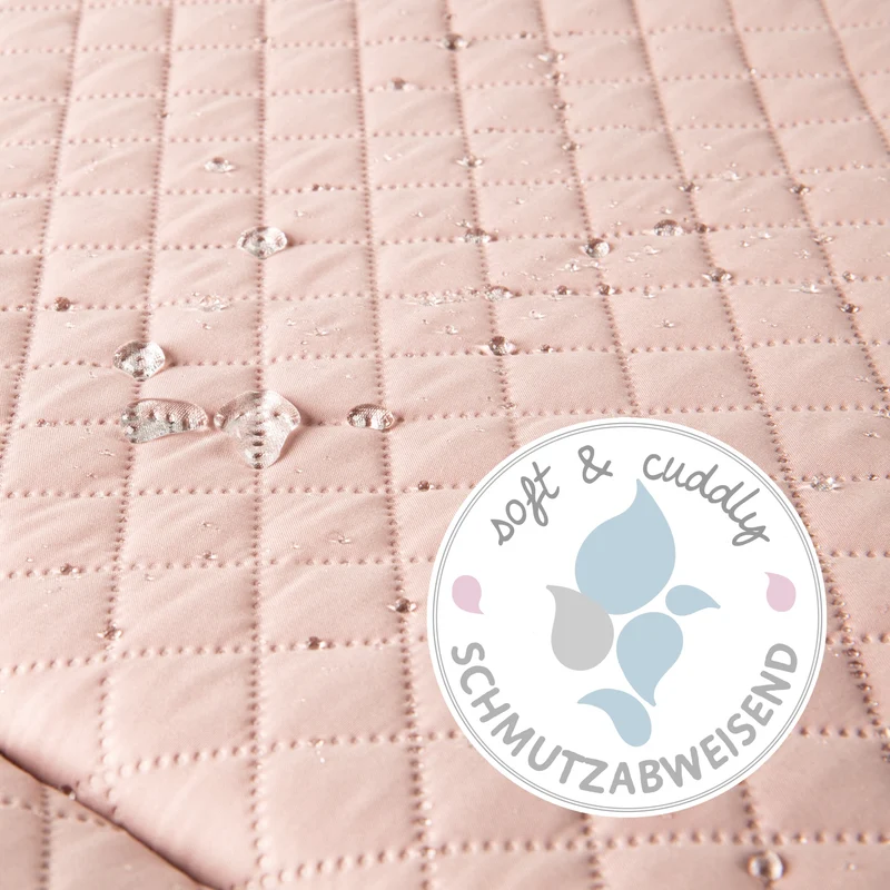 Krabbeldecke "roba Style" – 85 x 75 cm, Spielbogen mit 5 Elementen "Lily"
