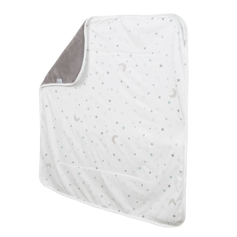 Babydecke "Sternenzauber" – Jerseydecke aus Baumwolle, 80 x 80 cm