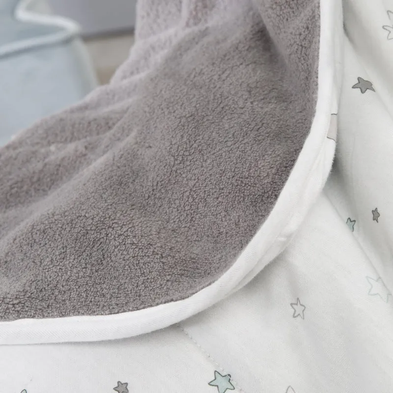Babydecke "Sternenzauber" – Jerseydecke aus Baumwolle, 80 x 80 cm