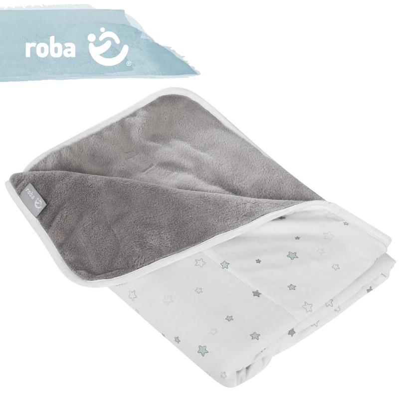Babydecke "Sternenzauber" – Jerseydecke aus Baumwolle, 80 x 80 cm