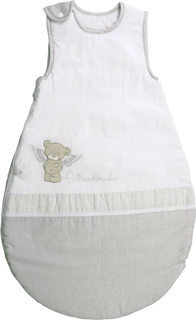 Schlafsack "Heartbreaker" – 70 cm, ganzjähriger Babyschlafsack, atmungsaktive Baumwolle, unisex