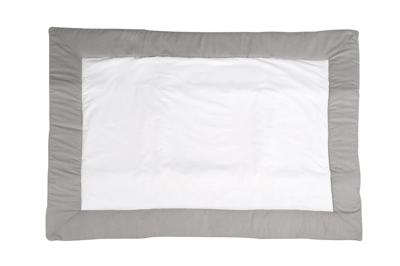 Krabbeldecke "Dotty" – 100 x 135 cm, gepolsterte Spiel-/ Laufgittereinlage, Baumwolle