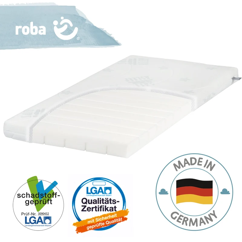Wiegenmatratze "safe asleep®" – Air Balance Plus, 40 x 90 x 5,5 cm, für optimales Schlafklima