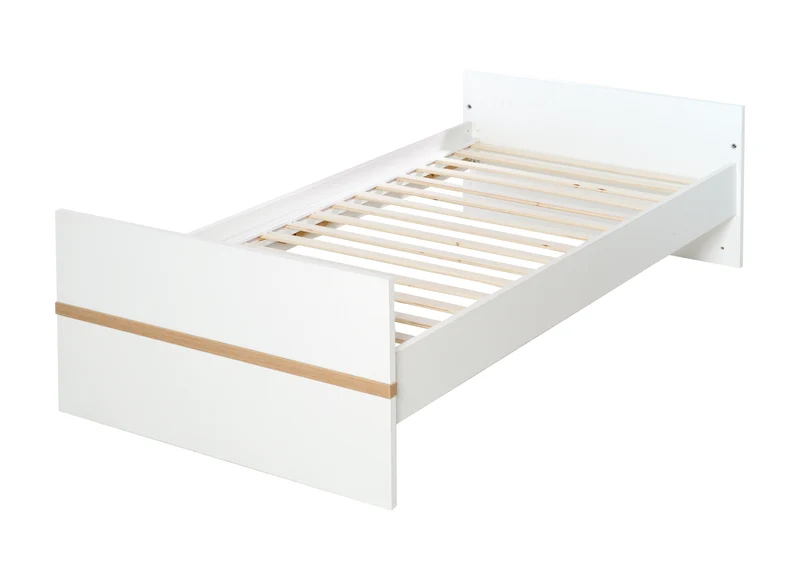 Kindermöbelset 'Pia', 3-teilig, inkl. Babybett 70 x 140 cm, Wickelkommode & Kleiderschrank, weiß