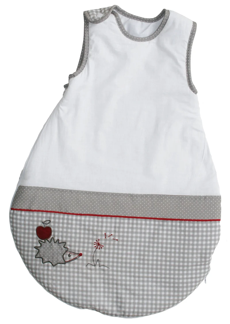 Schlafsack "Adam & Eule" – 70 cm, ganzjährig, atmungsaktive Baumwolle, unisex