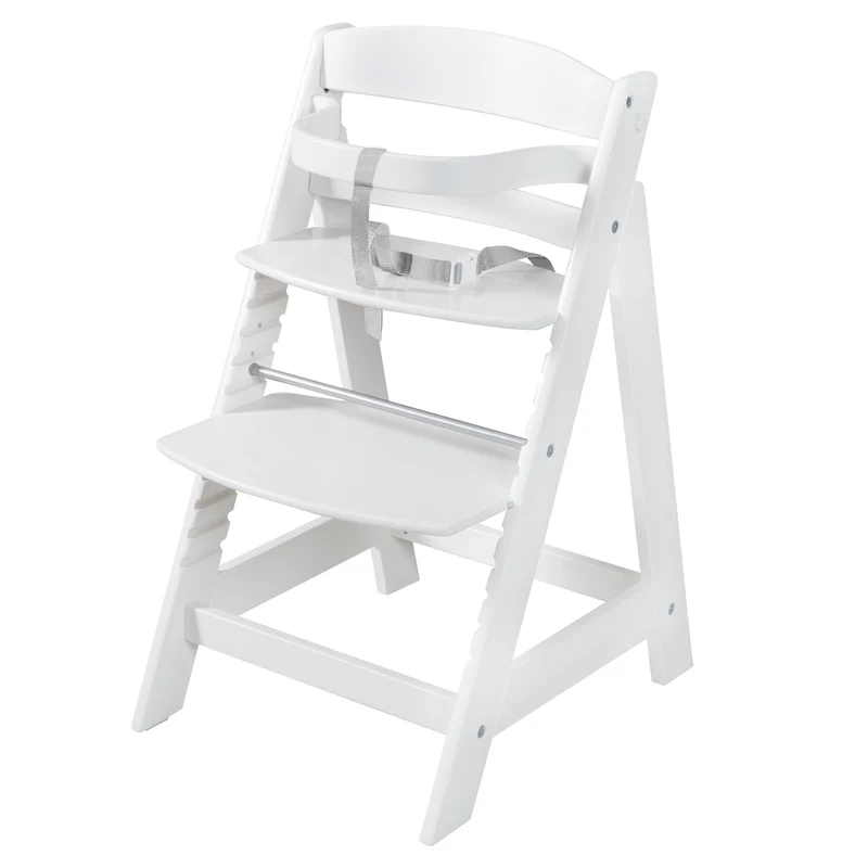 Treppenhochstuhl Born Up, Set 2in1, "roba Style" frosty green, mit Liegefunktion, ab Geburt