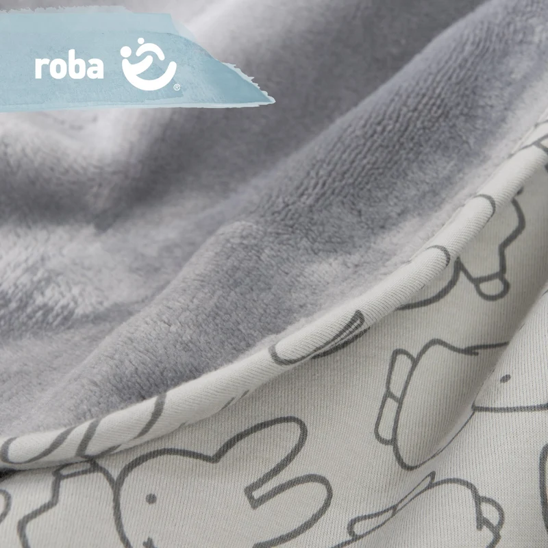 Babydecke "miffy®" – Jerseydecke aus Baumwolle für Mädchen und Jungen, 80 x 80 cm