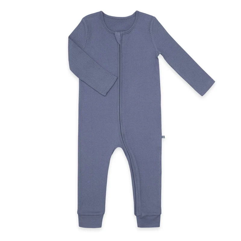 Schlafanzug mit Bündchen | Essential Blau