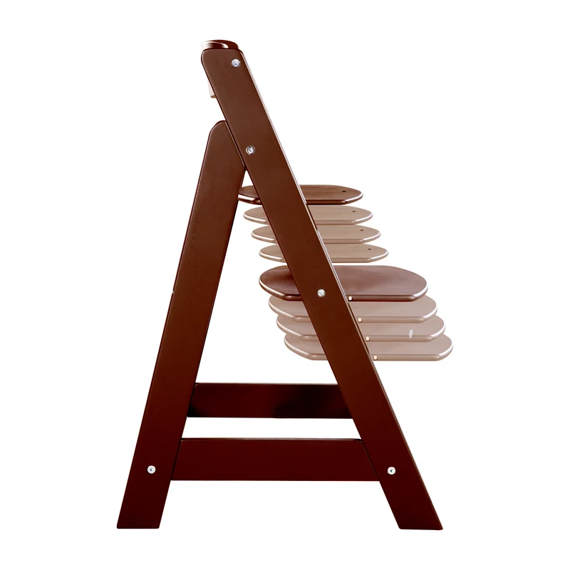Treppenhochstuhl 'Sit Up Flex' aus Holz braun gebeizt