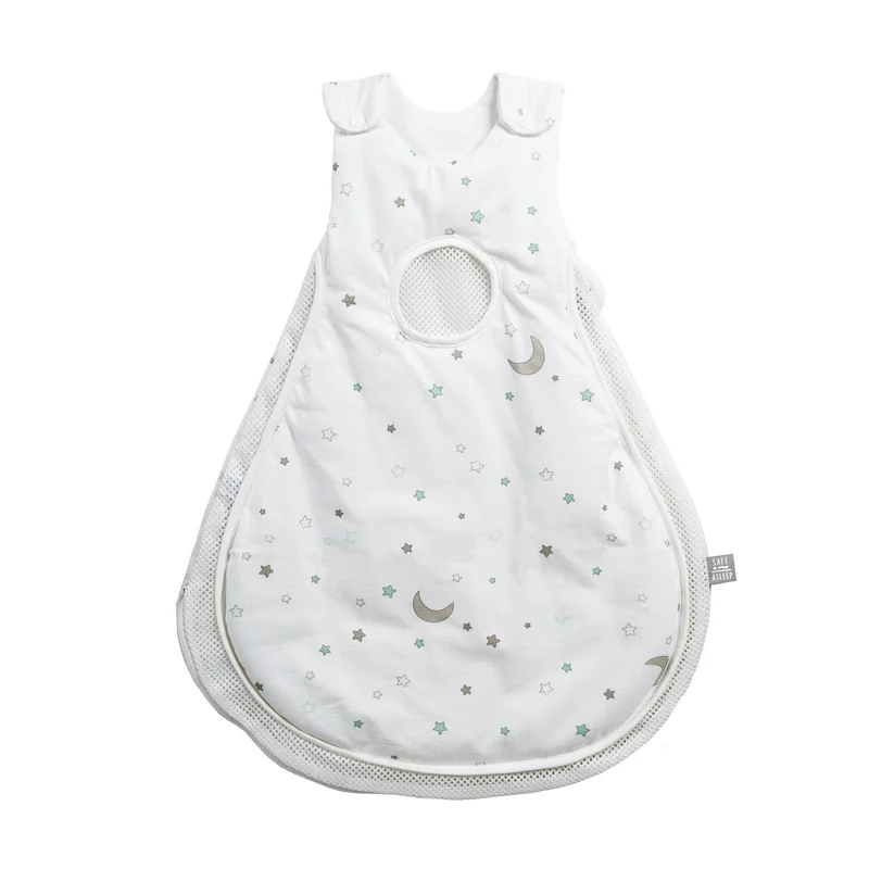 Schlafsack "safe asleep®" – Air Babyschlafsack "Sternenzauber", 56/62 cm, Baumwolle-Jersey