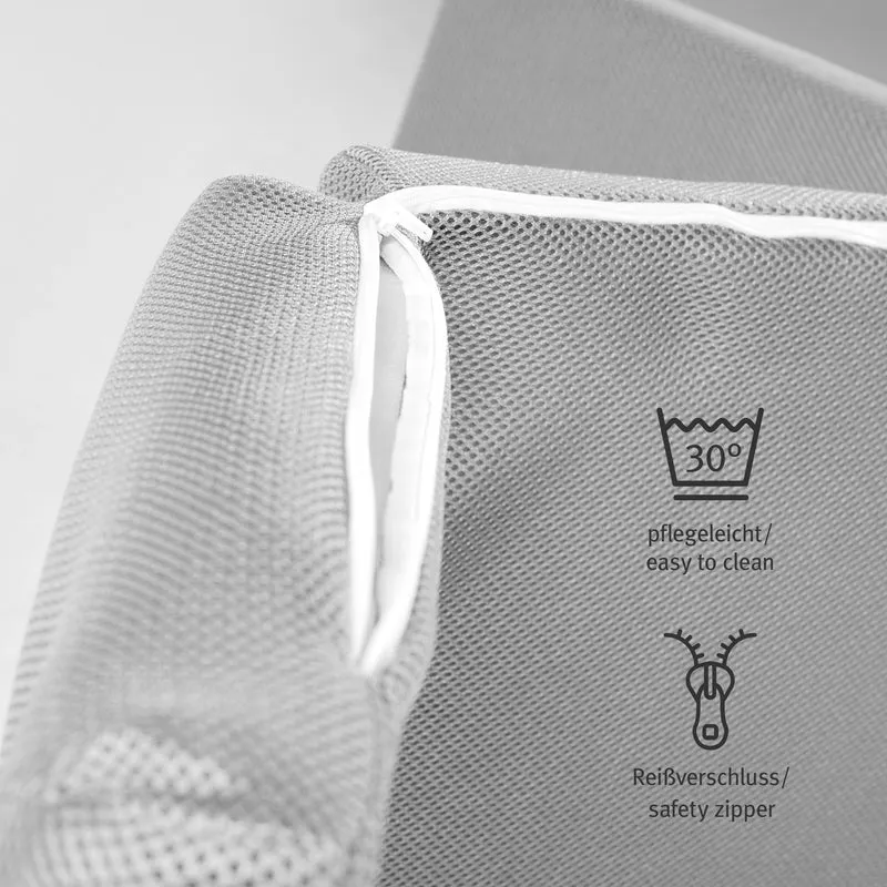 Reisebettmatratze "safe asleep®" – 60 x 120 x 5,5 cm, belüfteter Schaumstoff für optimales Schlafklima