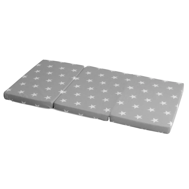 Reisebettmatratze "Little Stars" – faltbares Reisebett, Baby/Kinderbett 60 x 120 cm, inkl. Tragetasche