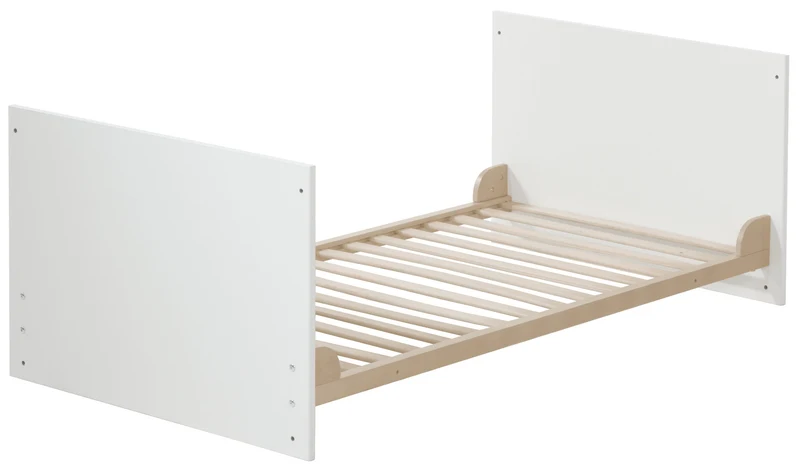 Zimmerset "Gabriella" – inkl. Babybett 70 x 140 cm & breite Wickelkommode, bicolor
