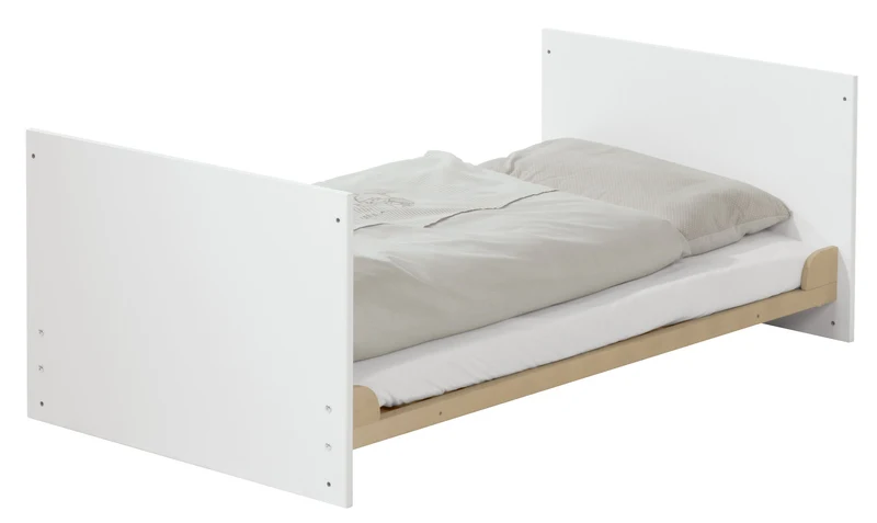 Zimmerset "Gabriella" – inkl. Babybett 70 x 140 cm & breite Wickelkommode, bicolor