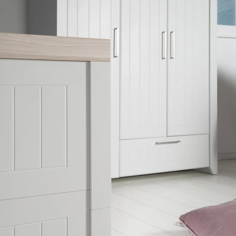 Kombi-Kinderbett "Helene" – 70 x 140 cm, verstell- und umbaubar, 3 Schlupfsprossen