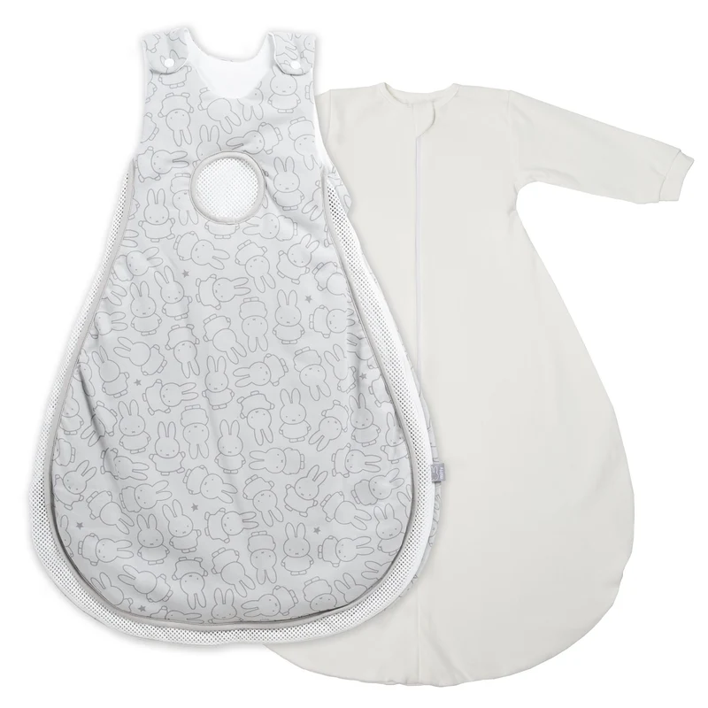 Schlafsack "safe asleep®" – Air PLUS & Strampelsack "miffy", 74/80 cm, Baumwolle
