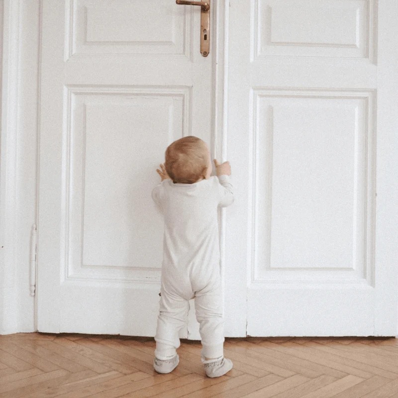 Schlafanzug mit Bündchen | Essential Beige