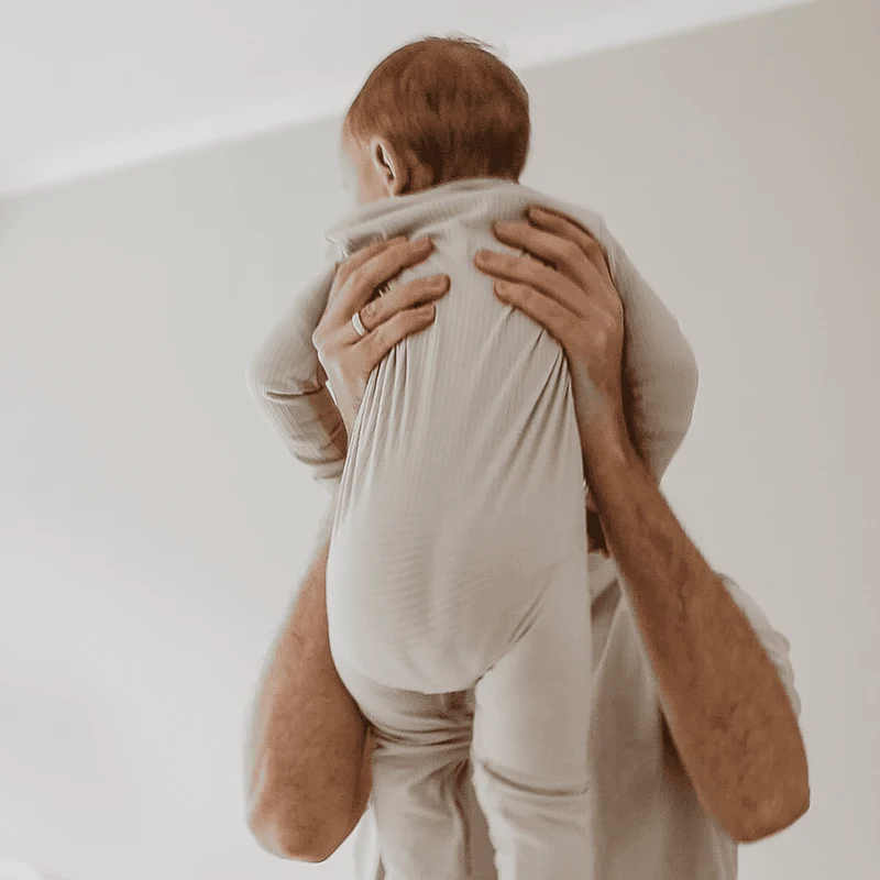 Schlafanzug mit Bündchen | Essential Beige