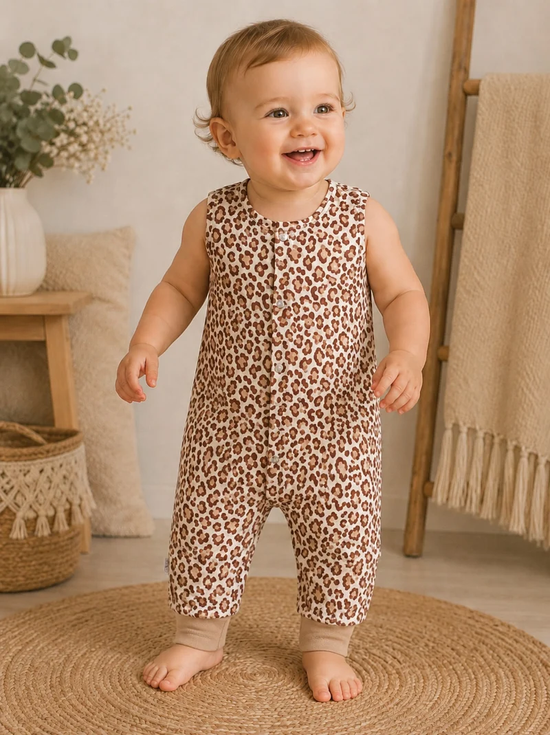 Baby Strampler Leo – Handmade Sommerstrampler & Overall kurz oder lang