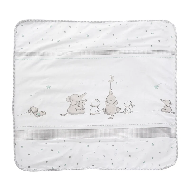 Kuscheldecke 'Sternenzauber' - Babydecke aus 100 % Baumwolle, Maße 80 x 80 cm