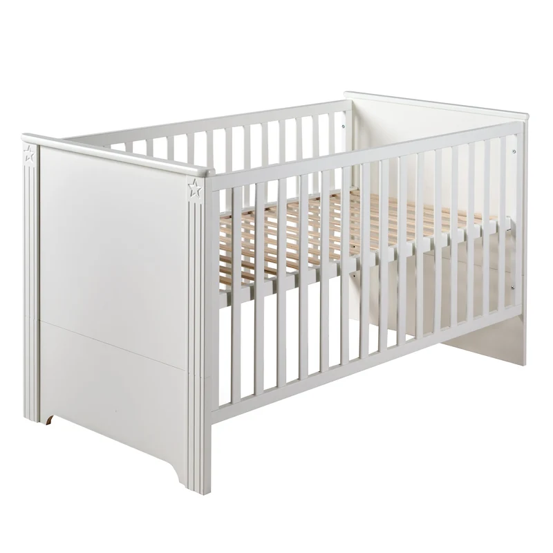 Kombi-Kinderbett "Maxi" – 70 x 140 cm, 3-fach höhenverstellbar, umbaubar zum Juniorbett