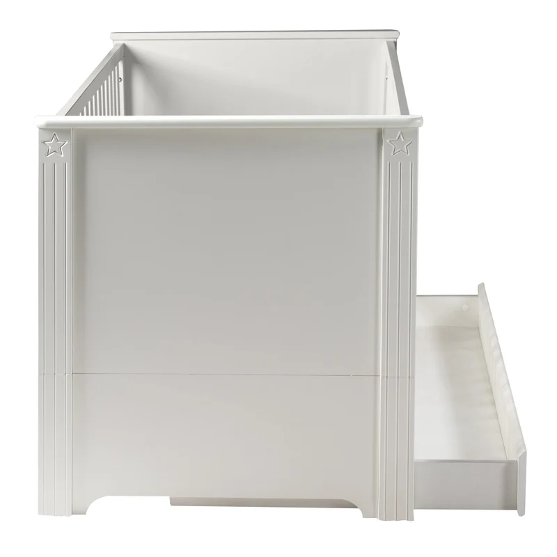 Kombi-Kinderbett "Maxi" – 70 x 140 cm, 3-fach höhenverstellbar, umbaubar zum Juniorbett