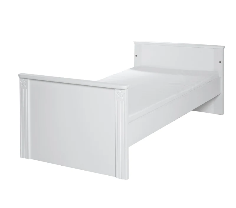 Kombi-Kinderbett "Maxi" – 70 x 140 cm, 3-fach höhenverstellbar, umbaubar zum Juniorbett