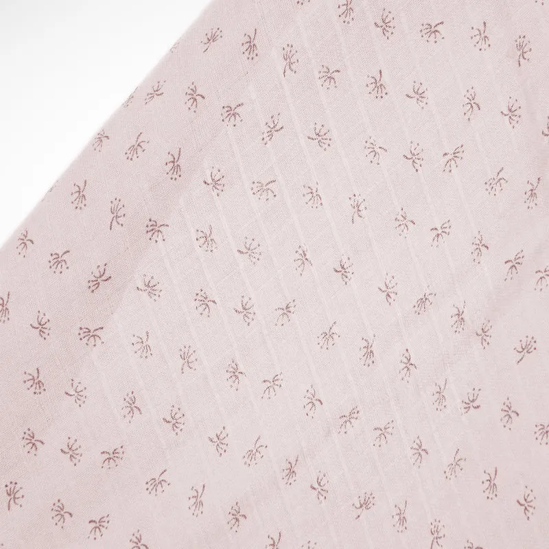 Organic 3er Windelset 'Lil Planet' rosa/mauve, Musselin-Stoff, Bio-Baumwolle, GOTS, 80 x 80 cm