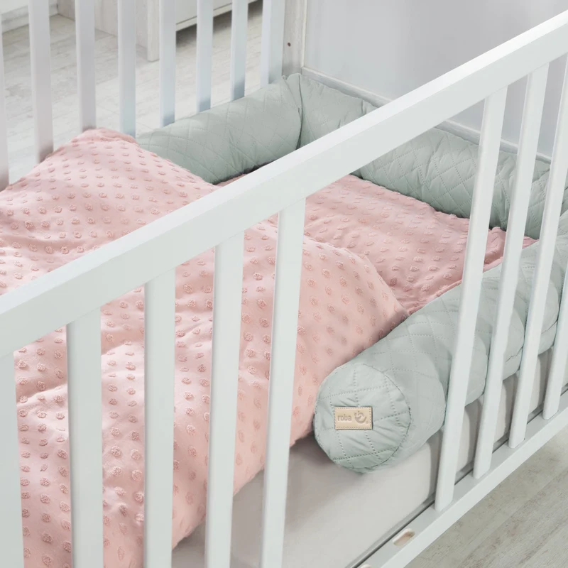 Bettschlange "roba Style" – 3 in 1: Baby-Bettumrandung, frosty green, 170 cm