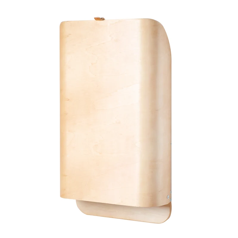 Wandwickelregal aus Formholz + Wickelauflage 'roba Style frosty green'