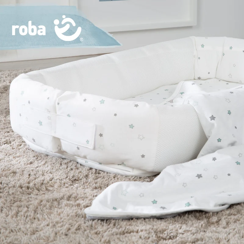 Bundle "Sternenzauber" – enthält 2-seitig genähte Jerseydecke & Babylounge mit Sternenmuster