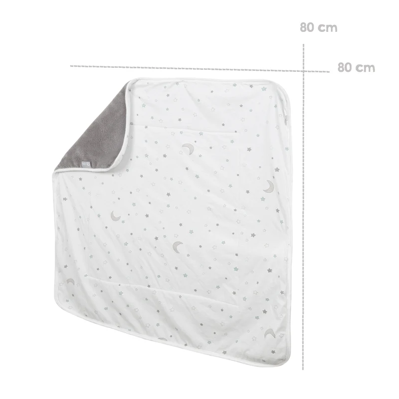 Babydecke 'Sternenzauber', Jerseydecke aus 100 % Baumwolle, 80 x 80 cm