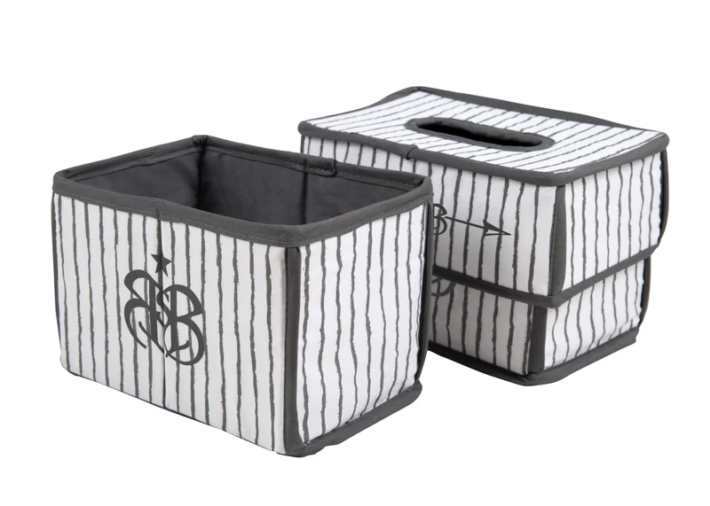 Pflegeorganizer-Set "Rock Star Baby 3" – 3-teilig 2 Boxen für Windeln & Zubehör, 1 Feuchttücherbox