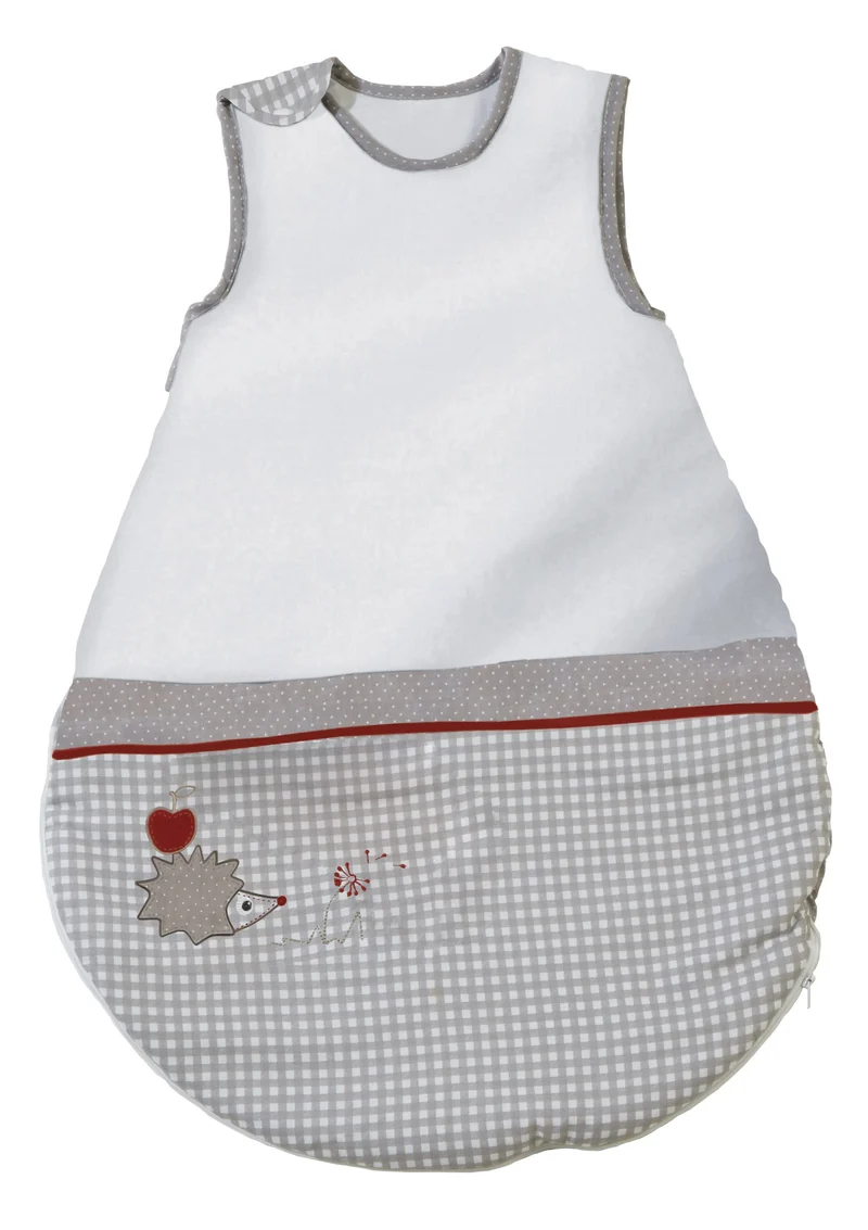 Schlafsack "Adam & Eule" – 90 cm, ganzjähriger Babyschlafsack, atmungsaktive Baumwolle, unisex